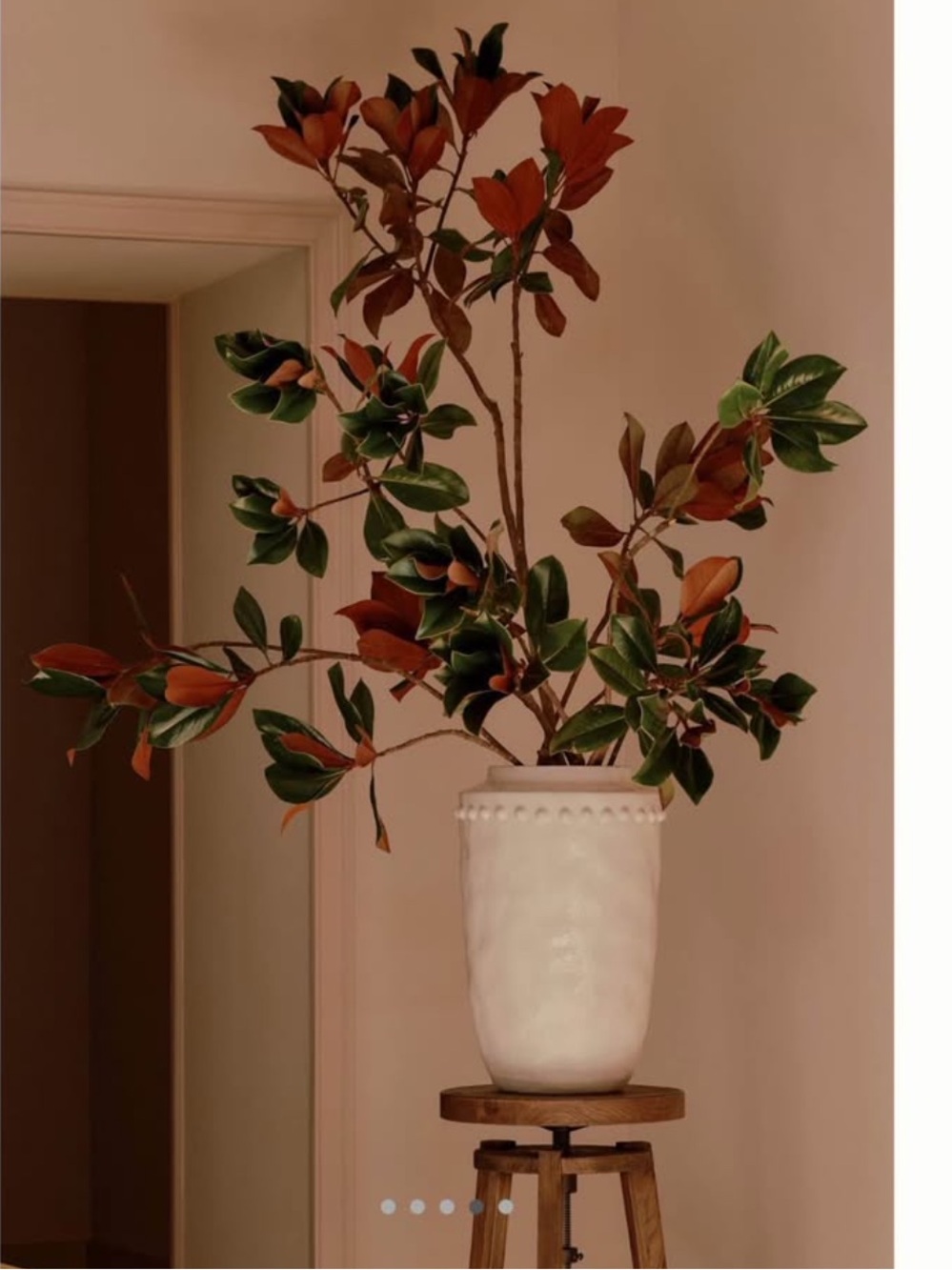 Anthropologie Ceramic Hobnail Vase / planter. New